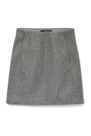 Vero Moda Dames rok midi wijd Vero Moda 10253954 medium grey melange