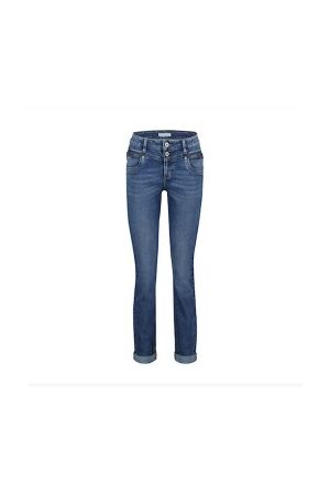 Red Button Dames broek strak denim Red Button SRB4363 classicblue