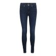 Vero Moda  Dames broek strak denim Direct leverbaar uit de webshop van www.lots-of-fashion.nl/