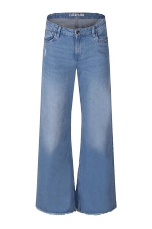 lizzi lou Dames broek strak denim lizzi lou Mabel lds W90574 as nj23 light blue