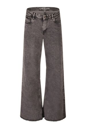 lizzi lou Dames broek strak denim lizzi lou Mabel lds W90574 moonwash as sample grey denim