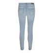 Vero Moda  Dames broek strak denim Direct leverbaar uit de webshop van www.lots-of-fashion.nl/