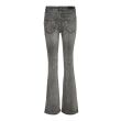 Vero Moda  Dames broek wijd denim Direct leverbaar uit de webshop van www.lots-of-fashion.nl/