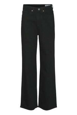 Vero Moda Dames broek wijd denim Vero Moda 10313986 black