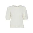 Vero Moda  Dames shirt 3/4 mw ronde hals kort Direct leverbaar uit de webshop van www.lots-of-fashion.nl/