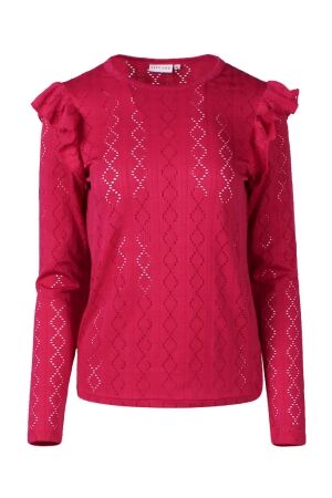 City Life Dames shirt lm ronde hals kort City Life 213583 W90373 19-2039 granita