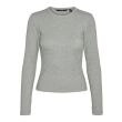 Vero Moda  Dames shirt lm ronde hals kort Direct leverbaar uit de webshop van www.lots-of-fashion.nl/