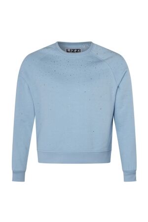 lizzi lou Dames trui lm ronde hals kort lizzi lou Sietske lds Z90226 15-4020 cerulean