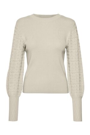 Vero Moda Dames trui lm ronde hals kort Vero Moda 10322075 birch