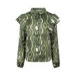 lizzi lou polyester Dames blouse lm kort Direct leverbaar uit de webshop van www.lots-of-fashion.nl/