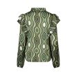 lizzi lou polyester Dames blouse lm kort Direct leverbaar uit de webshop van www.lots-of-fashion.nl/