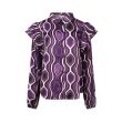 lizzi lou polyester Dames blouse lm kort Direct leverbaar uit de webshop van www.lots-of-fashion.nl/