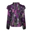 lizzi lou polyester Dames blouse lm kort Direct leverbaar uit de webshop van www.lots-of-fashion.nl/