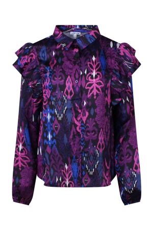 lizzi lou Dames blouse lm kort lizzi lou 103378A W90511 19-3628 acai