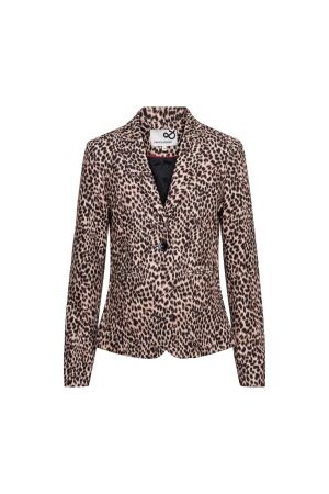 &co Dames blazer kort &co BZ162 A-black multi 46055