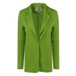 lizzi lou Viscose/polyamide/elasthan Dames blazer lang Direct leverbaar uit de webshop van www.lots-of-fashion.nl/