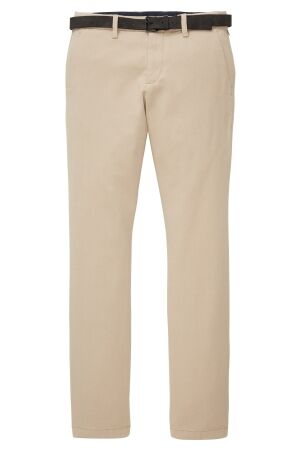 Tom Tailor Heren broek strak Tom Tailor 1037547 37142 white beige