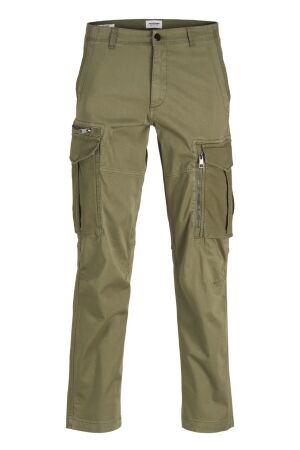 jack&jones heren broek wijd jack&jones 12260912 dusty olive