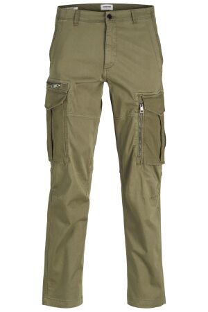 jack&jones heren broek wijd jack&jones 12260912 dusty olive.