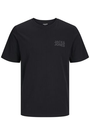 jack&jones Heren shirt km ronde hals jack&jones 12151955 black