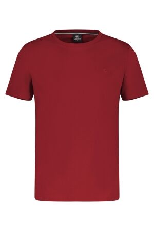 Lerros Heren shirt km ronde hals Lerros 2473000 deep garnet red 362