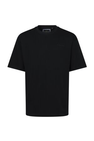 Stonecast Heren shirt km ronde hals Stonecast Renzo men W90453 black