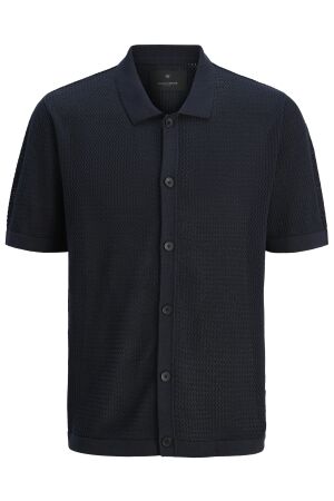 jack&jones Heren shirt polo km jack&jones 12273474 night sky