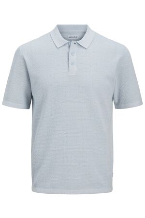 jack&jones Heren shirt polo km jack&jones 12268281 chambray blue