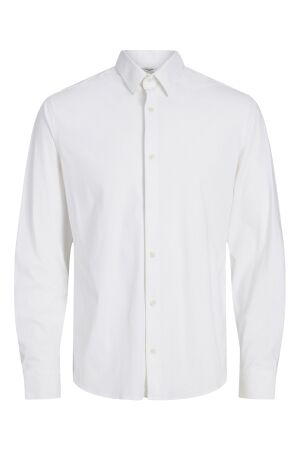 jack&jones Heren overhemd lm jack&jones 12263744 white