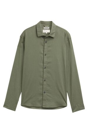 tom tailor denim Heren overhemd lm tom tailor denim 1045186 10905 tree moss green