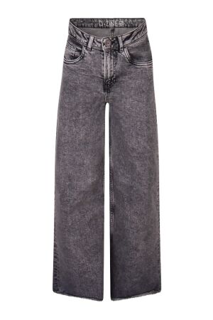 D Zine Meisjes broek strak denim D Zine Mabel W90573 moonwash as sample grey denim