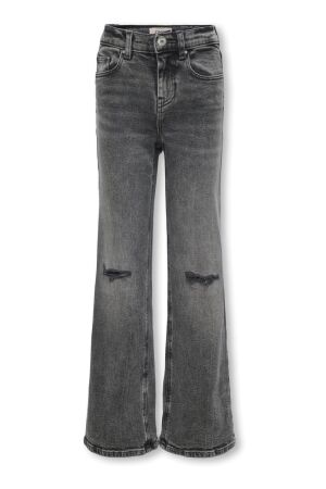 kids only Meisjes broek wijd denim kids only 15327037 Medium Grey Denim