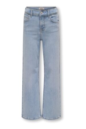 kids only Meisjes broek wijd denim kids only 15340435 Light Blue Denim