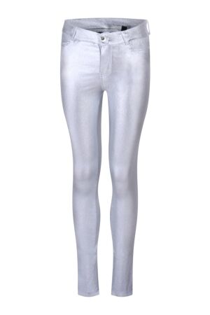 D Zine Meisjes broek pantalon strak D Zine Maartje W90220 as sample silver