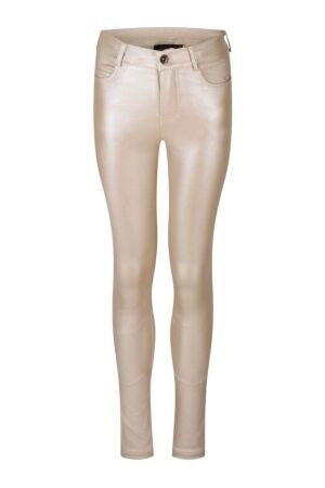 D Zine Meisjes broek pantalon strak D Zine Maartje W90220 champagne