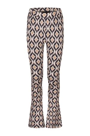 D Zine Meisjes broek pantalon strak D Zine Malina aop W90236 grafisch black