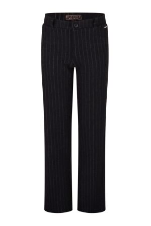 D Zine Meisjes broek pantalon strak D Zine Resa W90081 pinstripe black