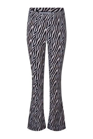 D Zine Meisjes broek pantalon strak D Zine Malina aop Z90249 zebra/ikat black