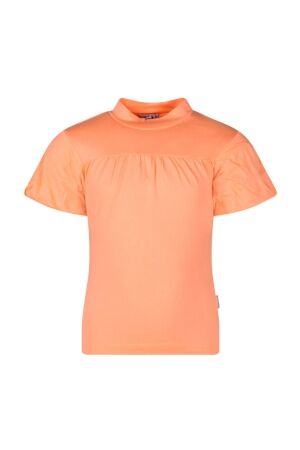 D Zine Meisjes shirt km ronde hals kort D Zine Saika Z90223 as Soraya bright coral