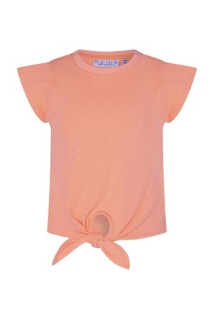 D Zine Meisjes shirt km ronde hals kort D Zine Sherry Z90224 as Soraya bright coral