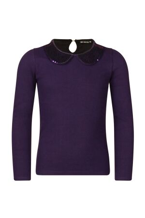 Persival Meisjes shirt lm ronde hals kort Persival 2910652 W90540 18.GRAPE.W24