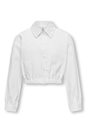 kids only Meisjes blouse lm kort kids only 15331270 bright white