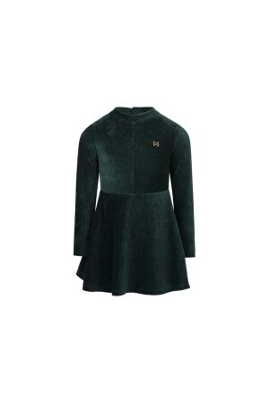 Koko Noko Meisjes jurk lm Koko Noko Q52966-37 dark green