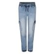 Unlocked katoen/polyester/elasthan Jongens broek strak denim Direct leverbaar uit de webshop van www.lots-of-fashion.nl/