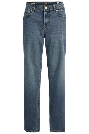 jack & jones junior Jongens broek wijd denim jack & jones junior 12249057 Blue Denim