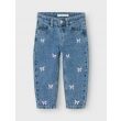 name it mini  Babymsj broek denim Direct leverbaar uit de webshop van www.lots-of-fashion.nl/