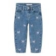 name it mini  Babymsj broek denim Direct leverbaar uit de webshop van www.lots-of-fashion.nl/