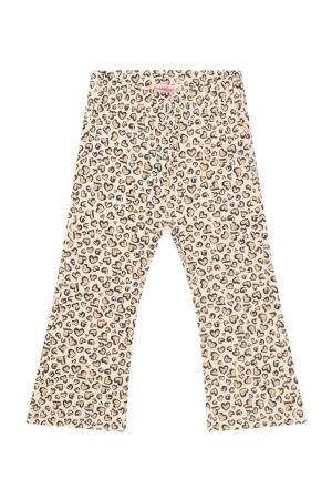 Bakkaboe Babymsj broek tricot Bakkaboe Lin flower Z90376 panter beige