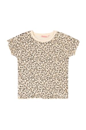 Bakkaboe Babymsj shirt km Bakkaboe Dua Z90377 panter beige