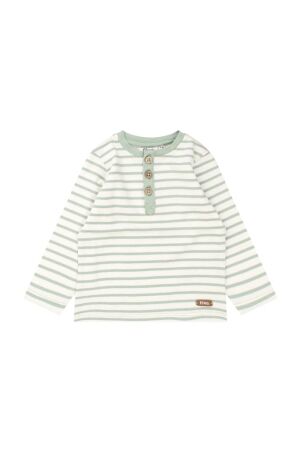 Flinq Babyjgs shirt lm Flinq Stripey Z90388 16-5907 granite green